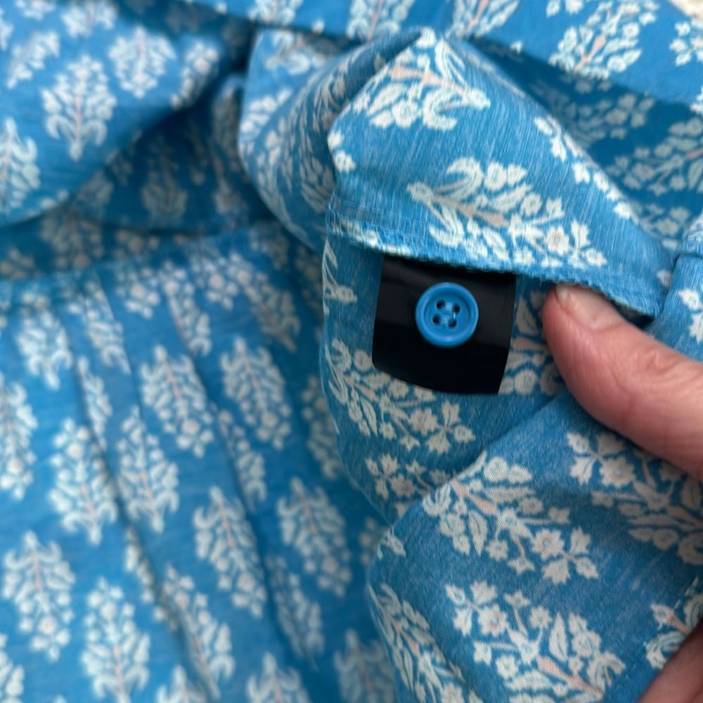Zara Blue Ruffled Mini Sundress - Picture 4 of 5